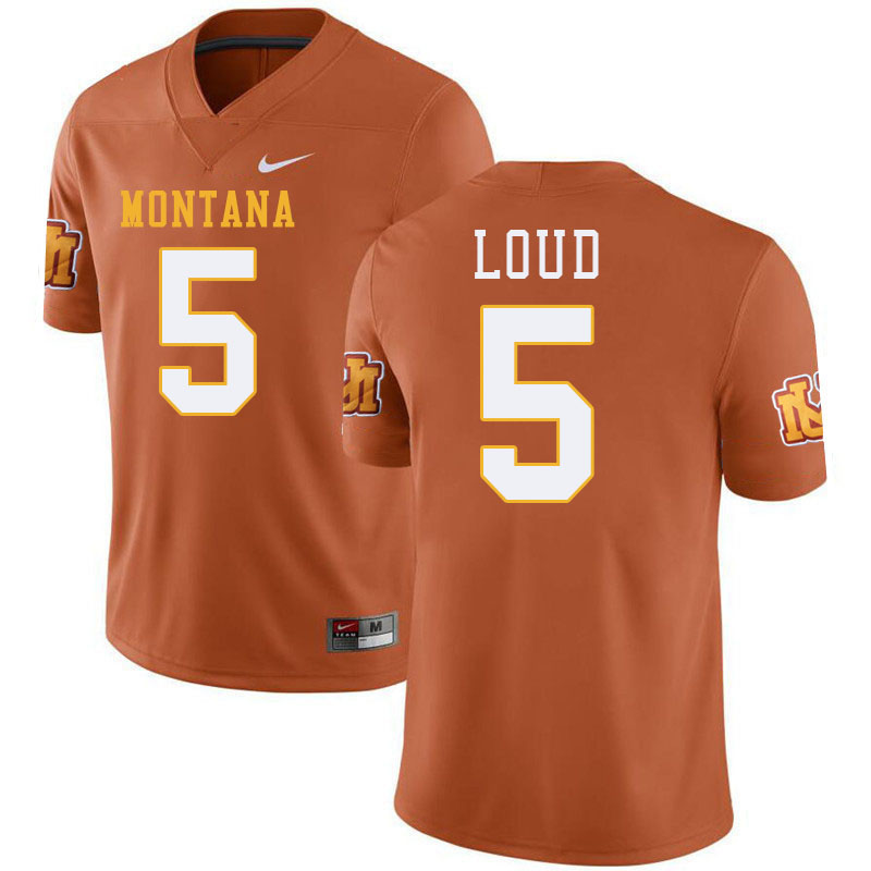Kyon Loud Montana Jersey,University Of Montana Grizzlies #5 Kyon Loud Jersey Stitched-Throwback